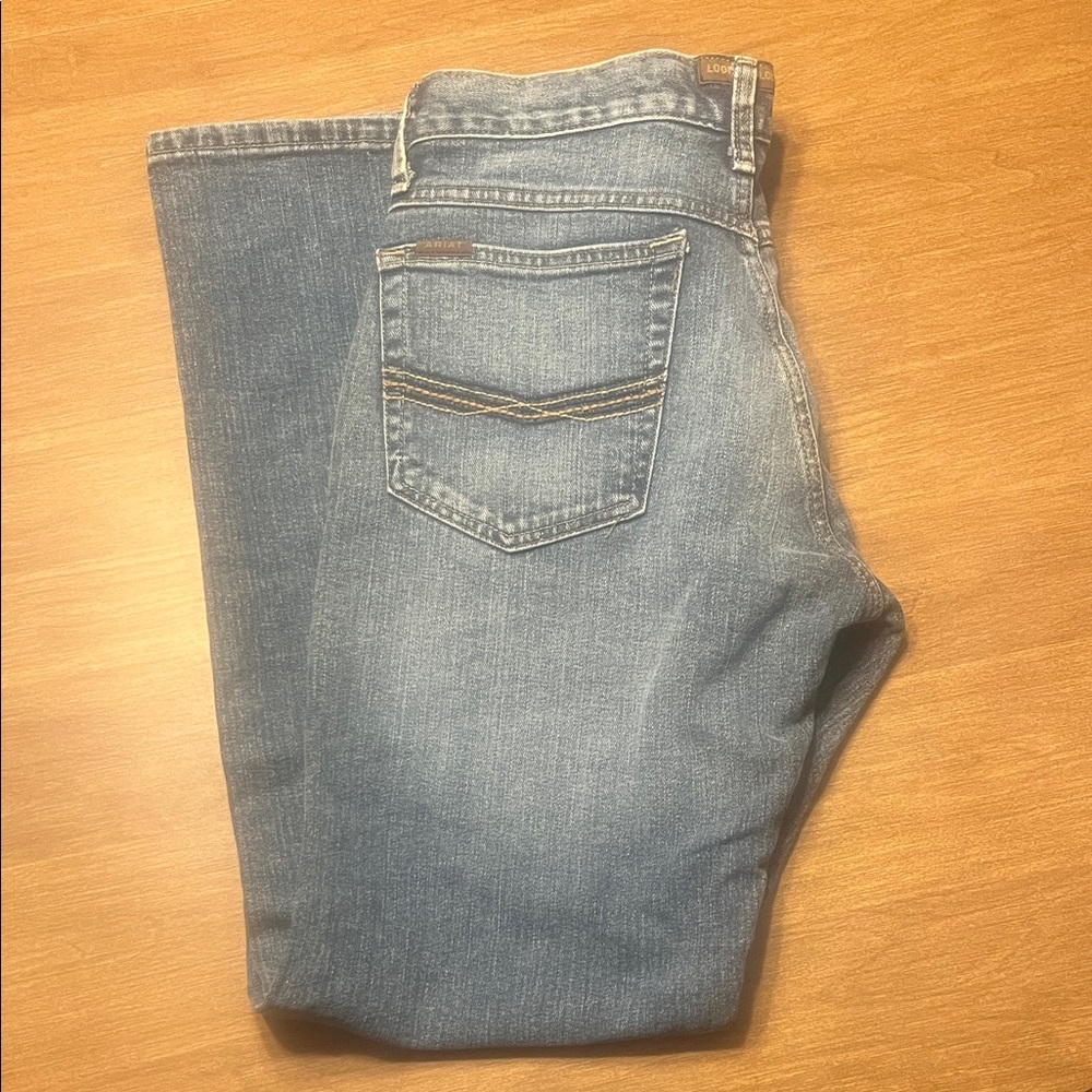 Ariat M7 Men's Dark Blue Bootcut Jeans - Picture 3 of 3